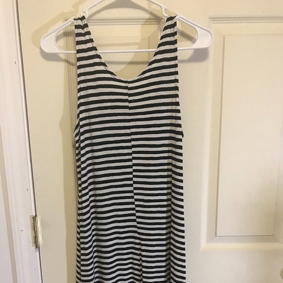 striped tank shift dress - Picture 3 of 4